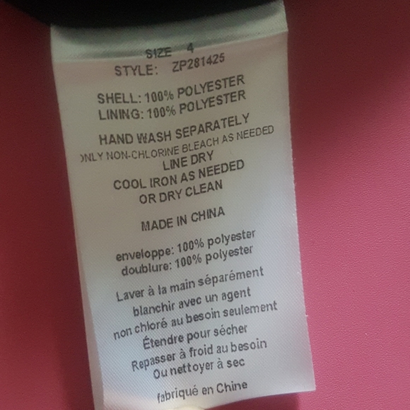 TRULY ZAC POSEN BLACK DRESS -NEW- - Picture 6 of 8